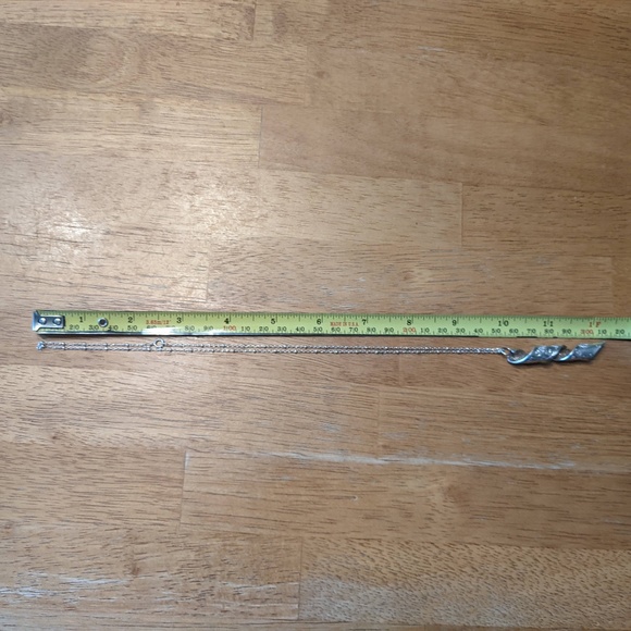 Recycled sterling silver hand-stamped spiral necklace they pronouns - Picture 10 of 11